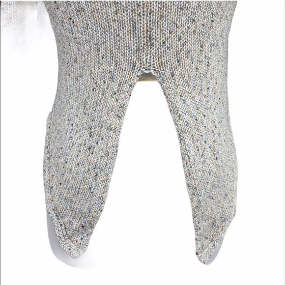 BCBGeneration Cream Tuxedo Hem Sweater - Picture 8 of 11